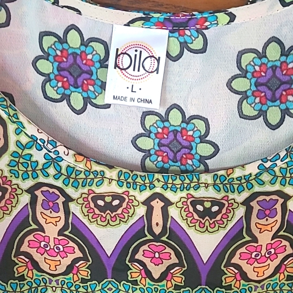 Bila Layered Sleeveless Blouse Size L